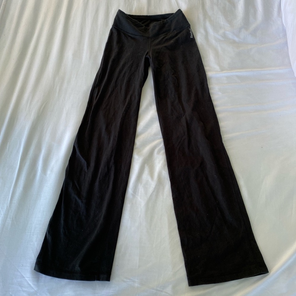 Reebok Black Bootcut Yoga Pants